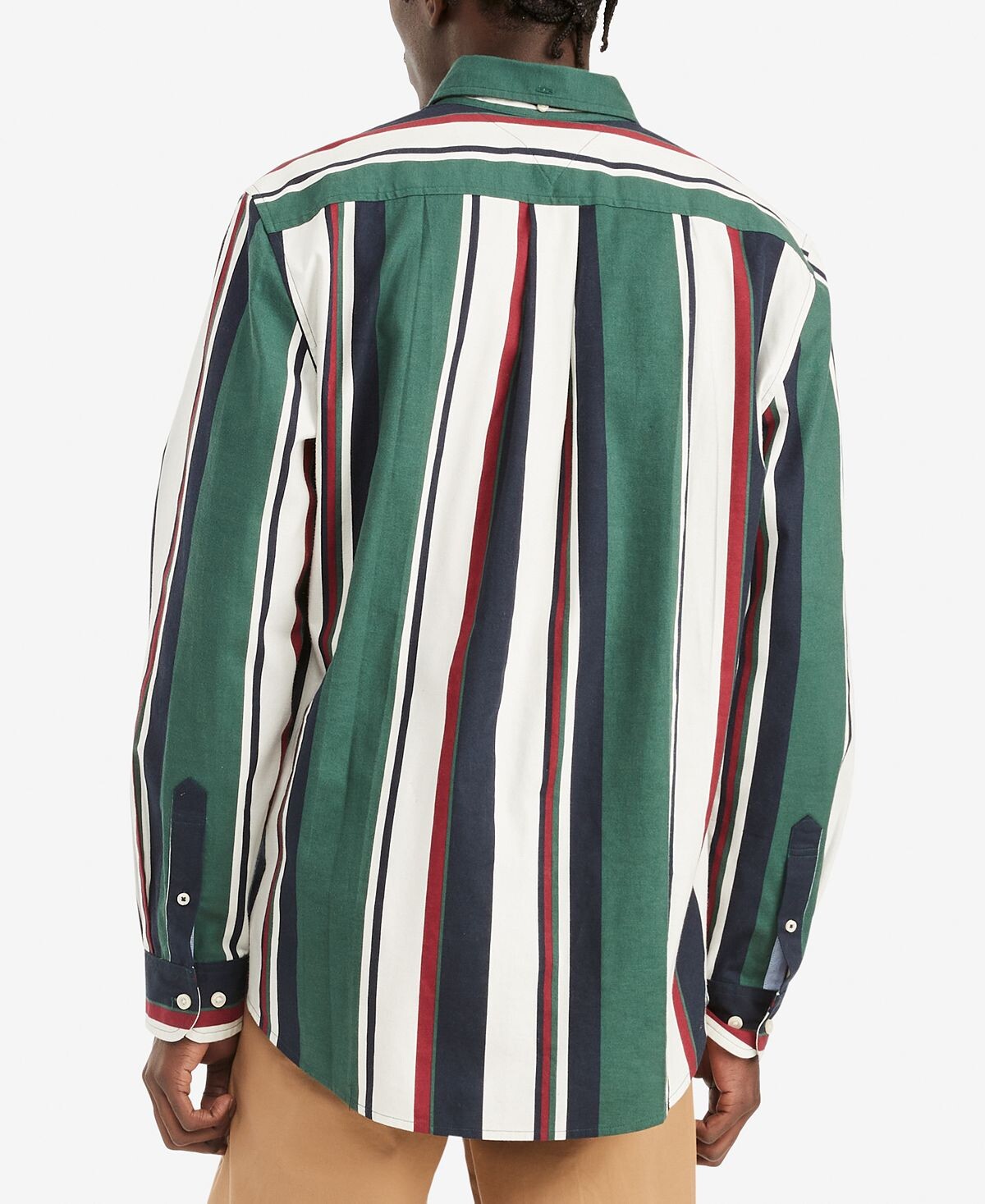 

Мужская футболка-поло классического кроя с длинными рукавами в полоску ross Tommy Hilfiger, мульти