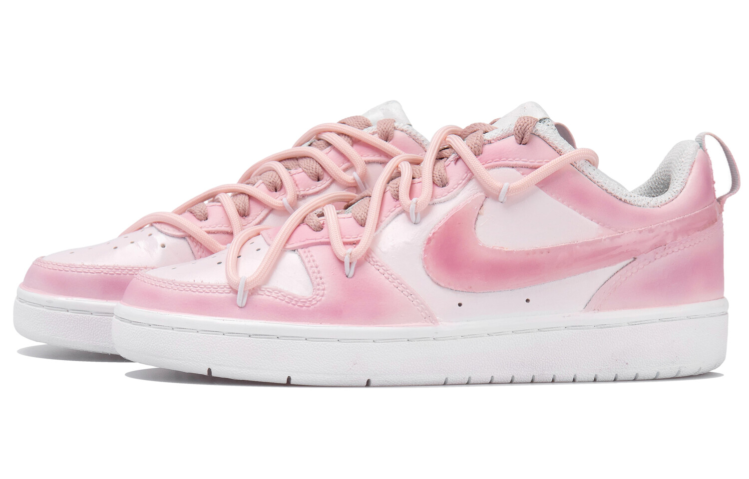 

Женские кроссовки для скейтбординга Nike Court Borough Low, White/Pink