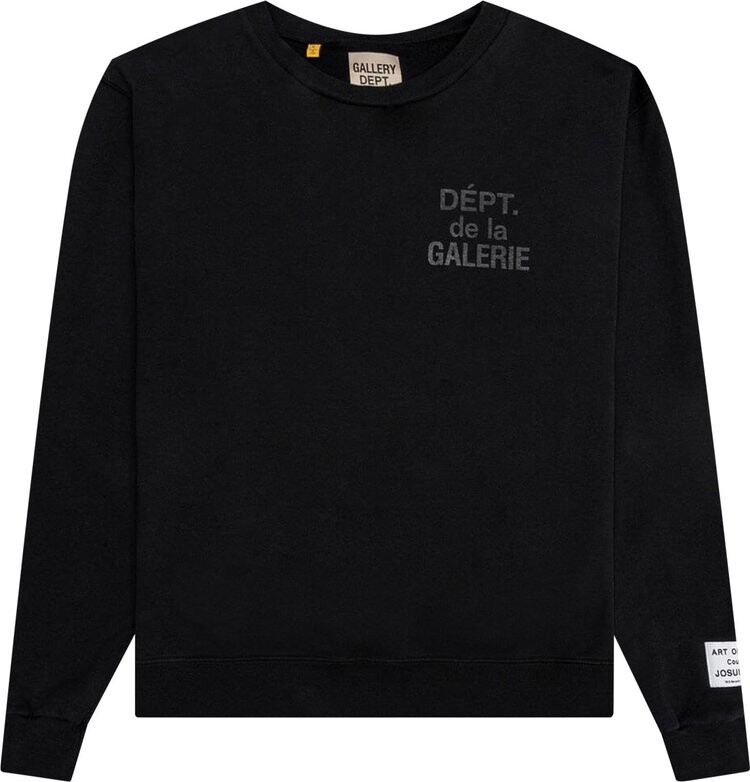 

Толстовка Gallery Dept. Art That Kills Rev Crewneck 'Black', черный