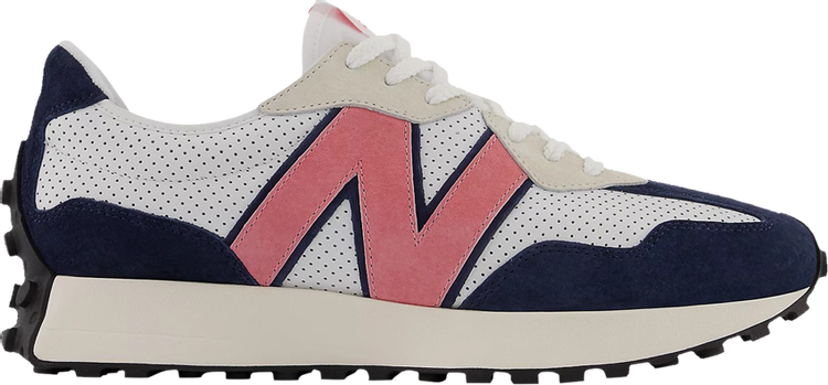 Кроссовки New Balance 327 'White Natural Pink', белый кроссовки new balance zapatillas natural pink