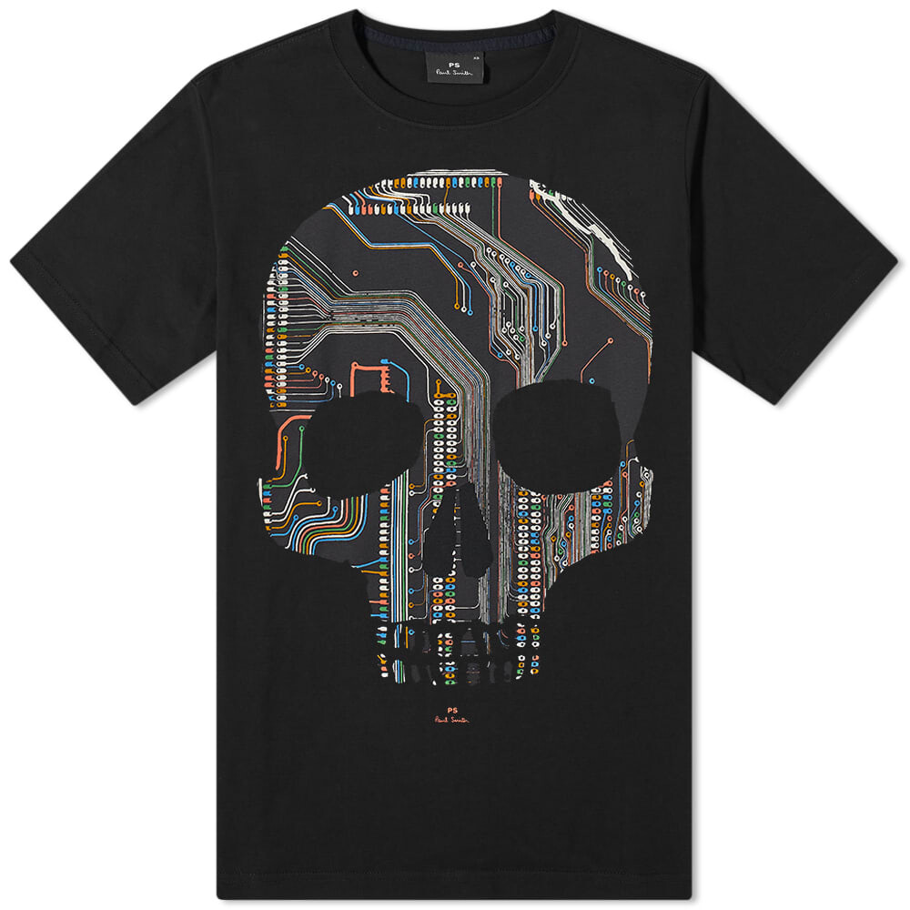 

Футболка Paul Smith Large Skull Tee, Черный