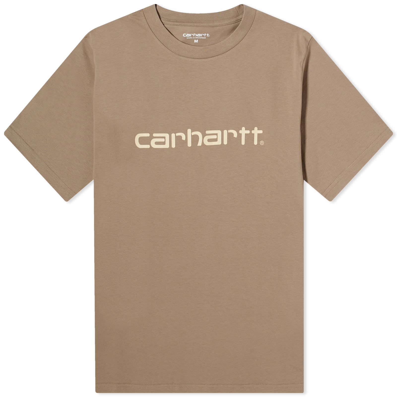 Футболка Carhartt Wip Script, светло-коричневый футболка carhartt wip script embroidery белый