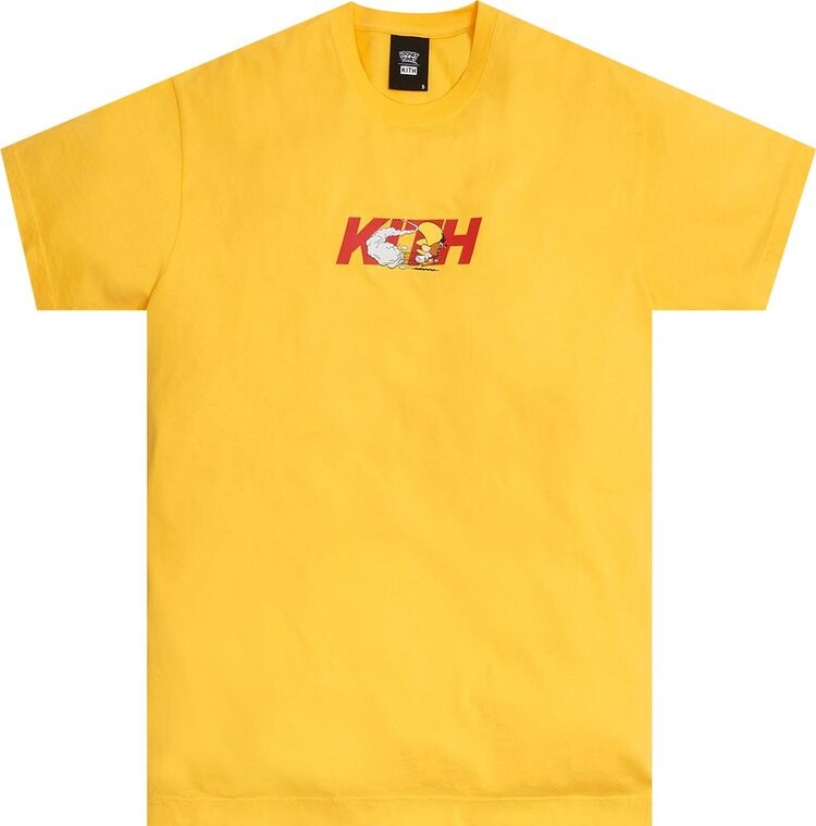 

Футболка Kith x Looney Tunes Speedy Tee 'Yellow', желтый