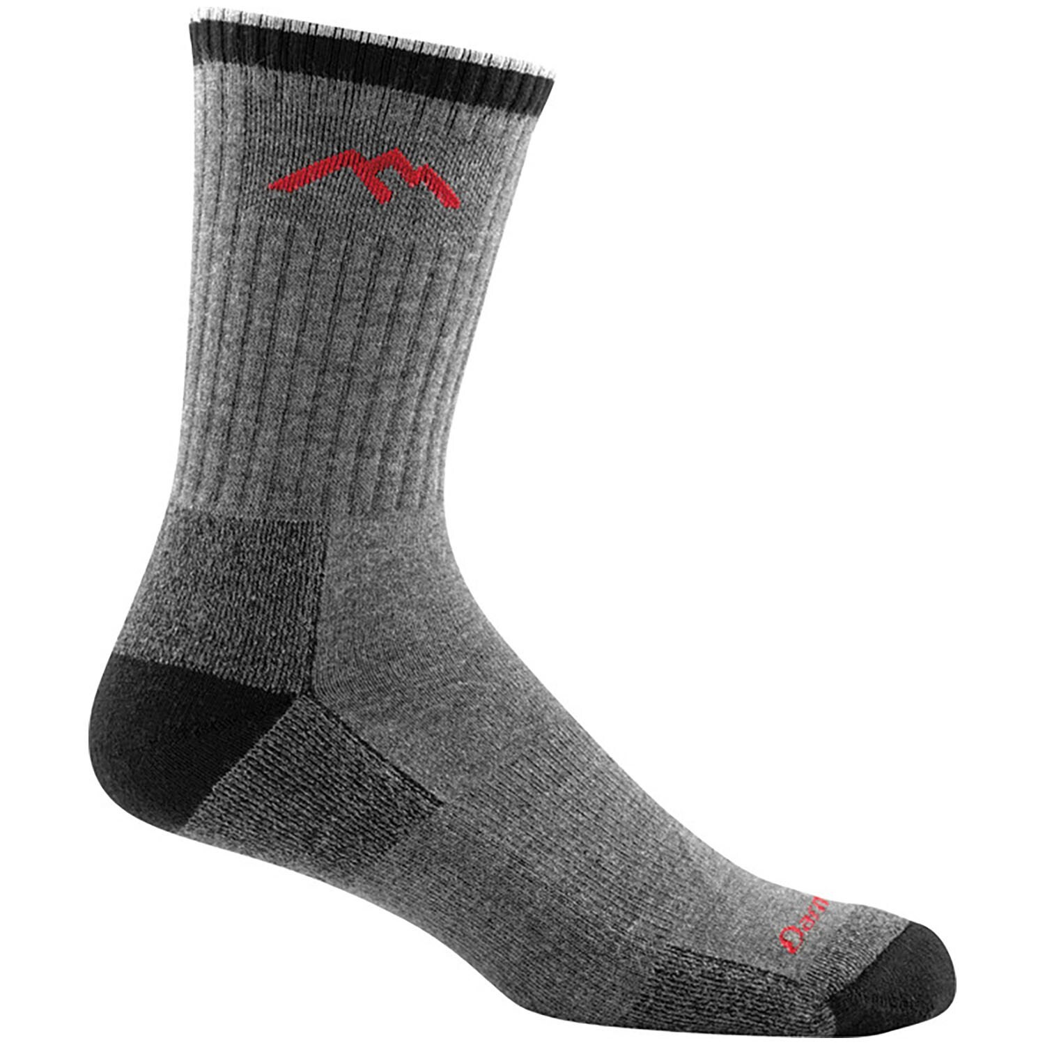 

Носки средней плотности с подушкой Darn Tough Hiker Coolmax Micro Crew, серый