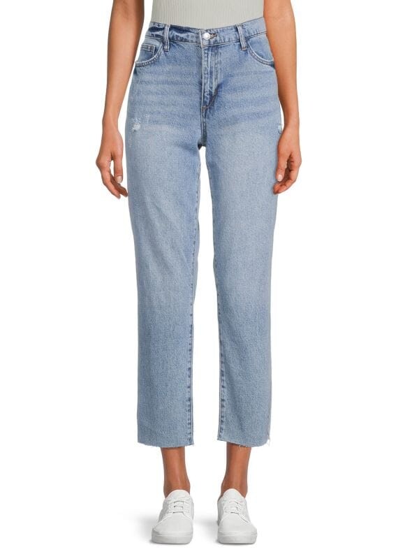 

Укороченные джинсы lara с высокой посадкой Joe's Jeans Blue
