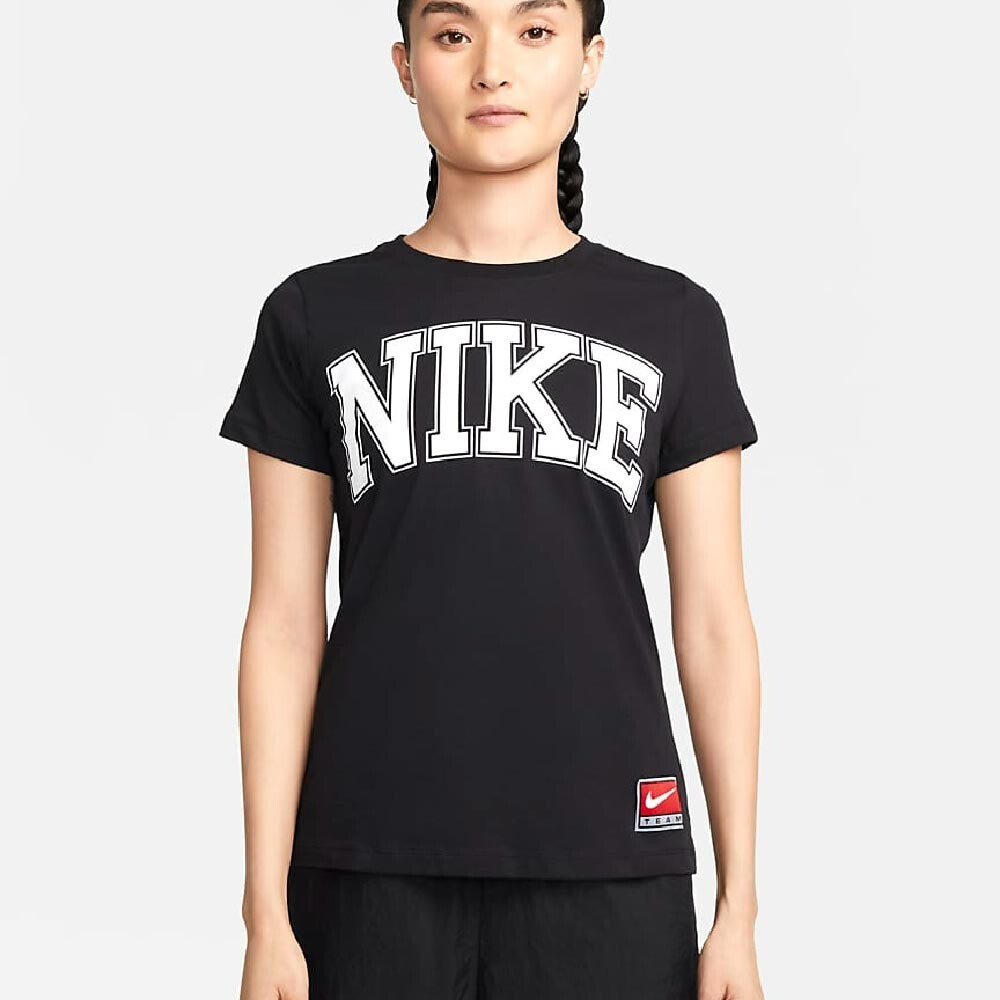 

Футболка Nike Sportswear, черный/белый
