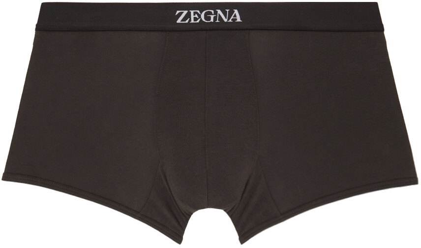 

Коричневые боксеры ZEGNA