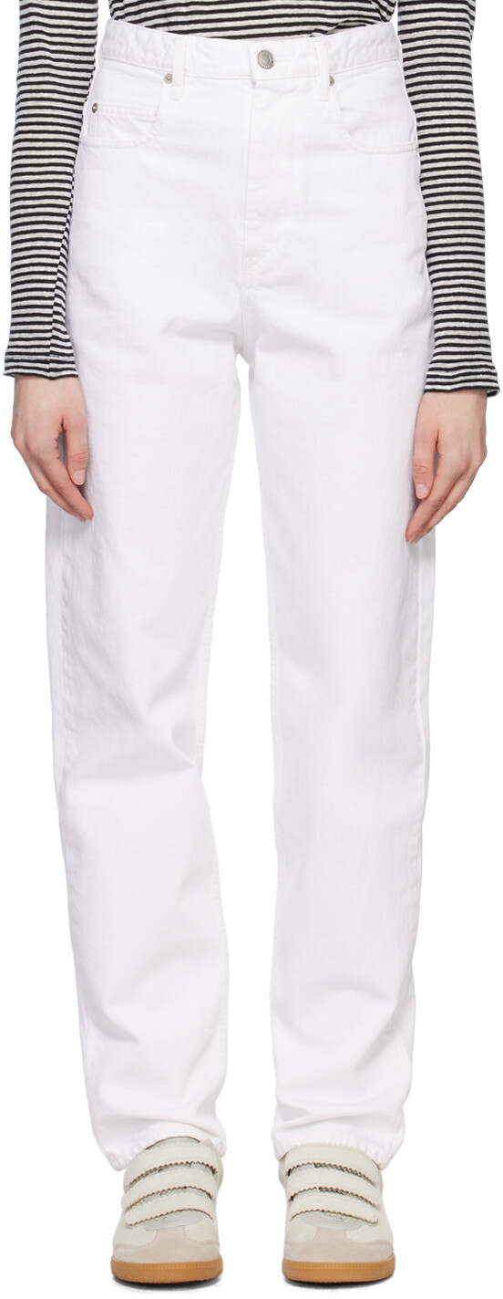 

Белые джинсы корси Isabel Marant Etoile