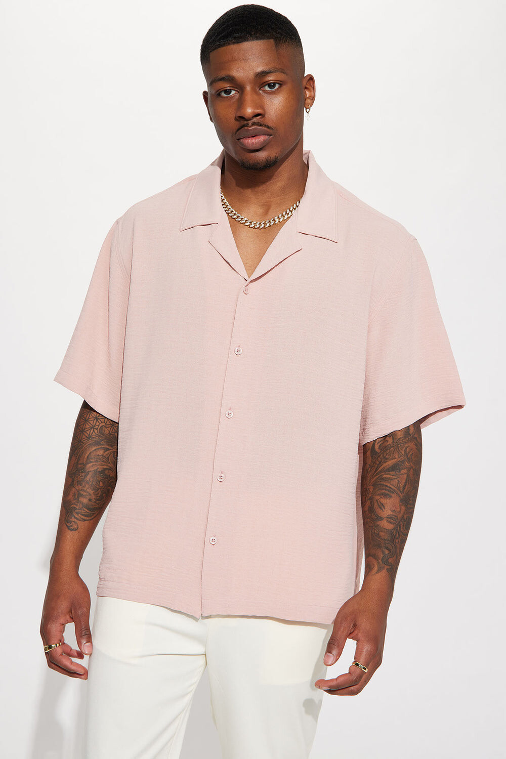 

Рубашка Fashion Nova FNMFT1099, лиловый