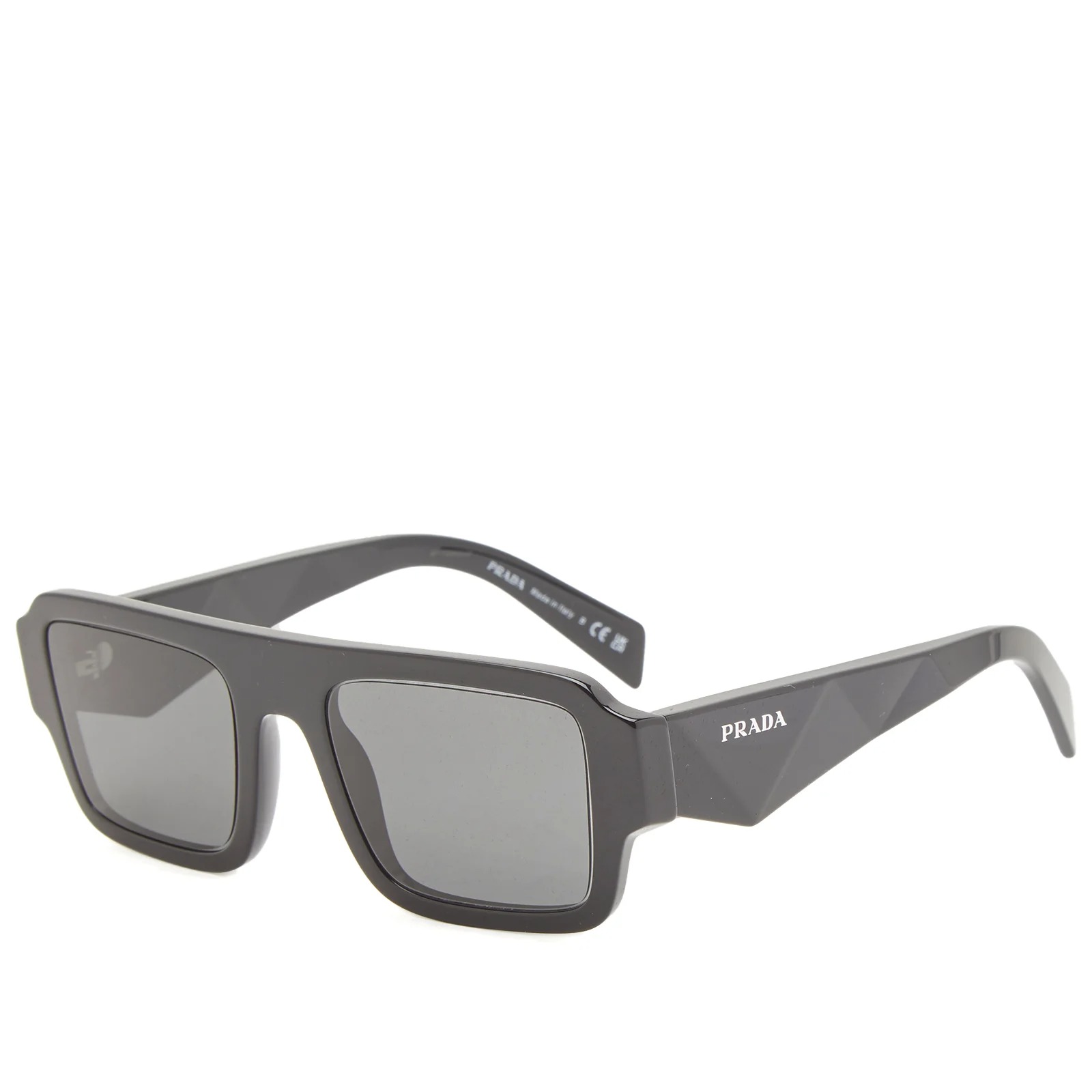 Солнцезащитные очки Prada Eyewear PR-A05S, черный/темно-серый prada солнцезащитные очки prada pr 58ws 1ab5z1 black [pr 58ws 1ab5z1]