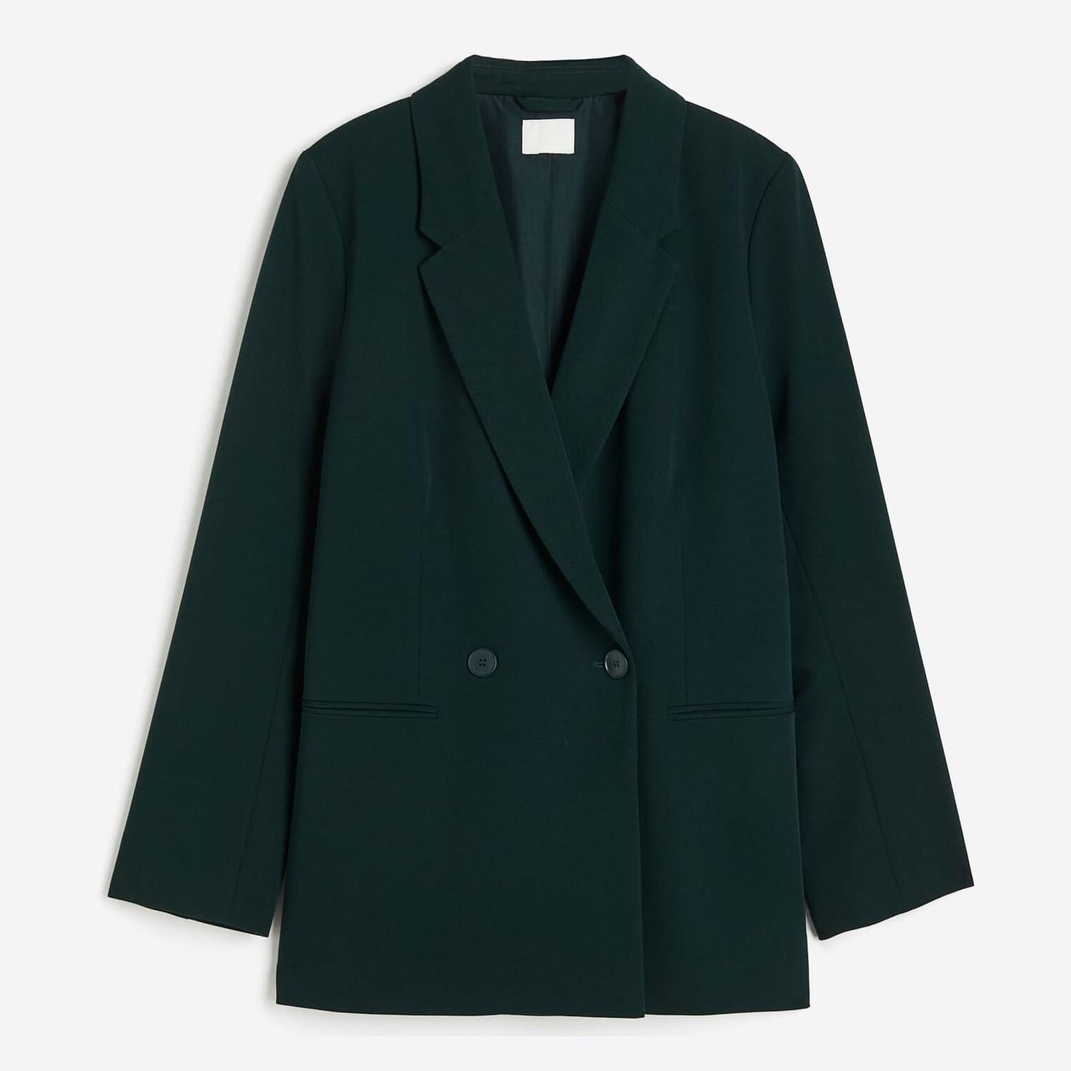 

Пиджак H&M Double-breasted, темно-зеленый