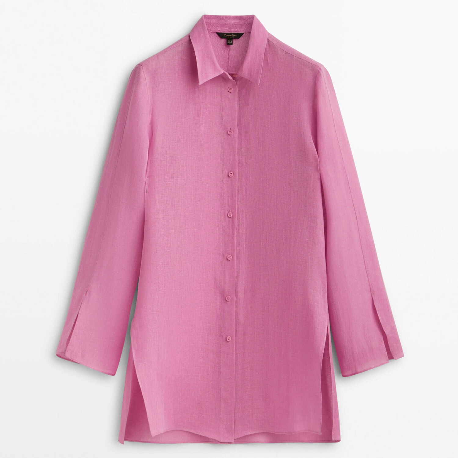 

Блузки Massimo Dutti Oversize Linen, розовый