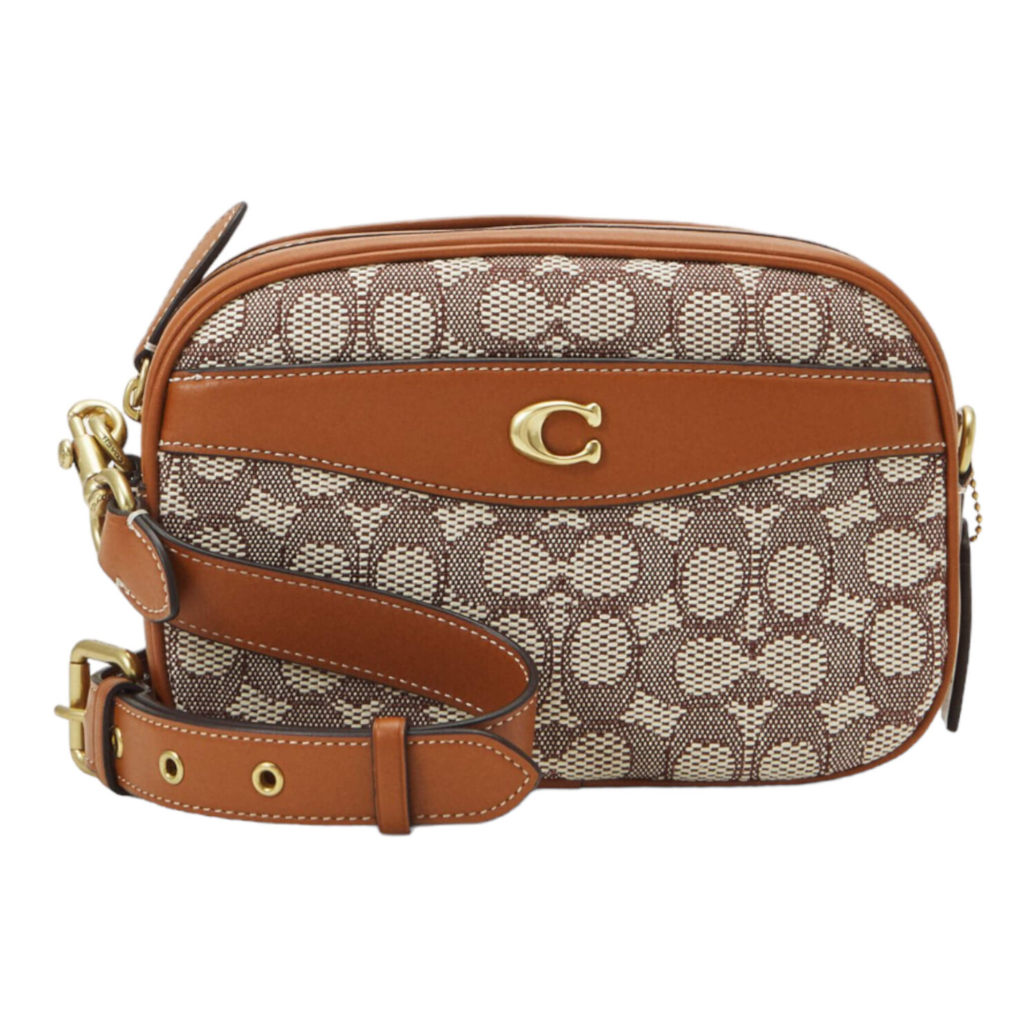 

Сумка Coach Signature Camera Across Body, коричневый
