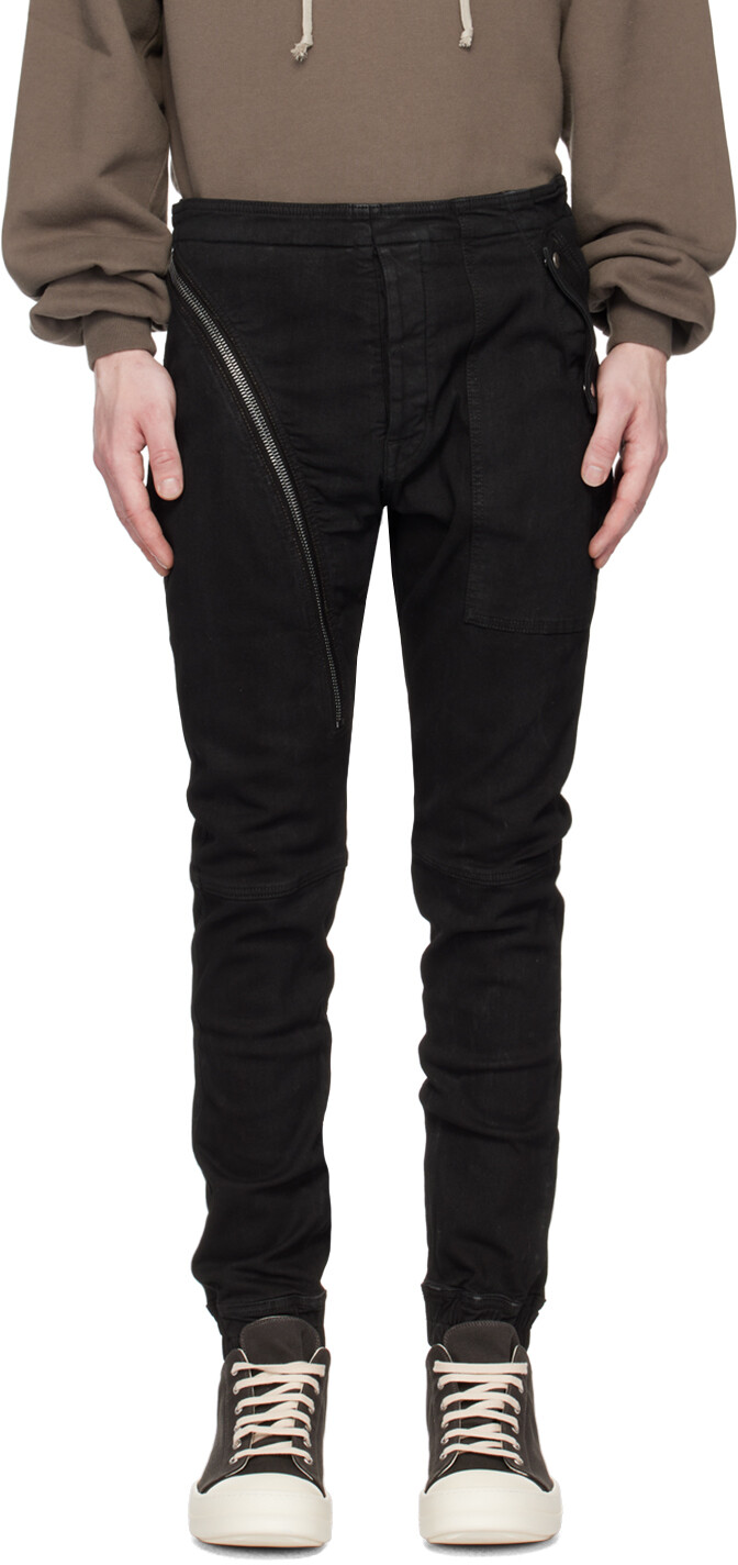 

Черные джинсы прямого кроя Rick Owens Drkshdw