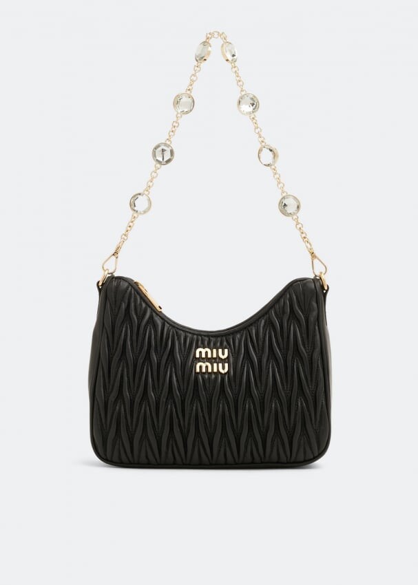 

Сумка MIU MIU Matelassé shoulder bag, черный