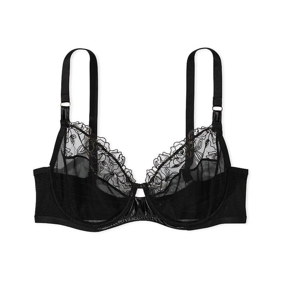 

Бюстгальтер Victoria's Secret Very Sexy The Fabulous by Full-Cup Shine Strap, черный