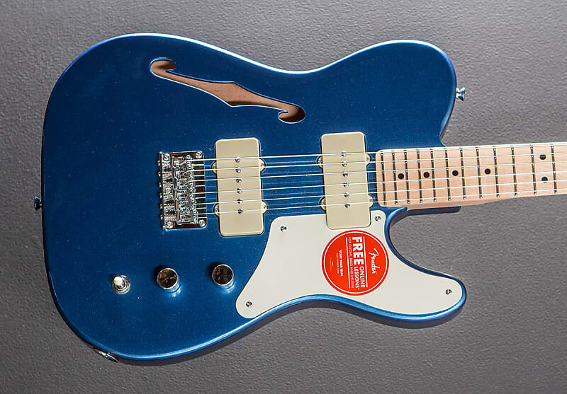 

Паранормальный Cabronita Telecaster Thinline - Лейк-Плэсид Блю Squier Paranormal Cabronita Telecaster Thinline - Lake Placid
