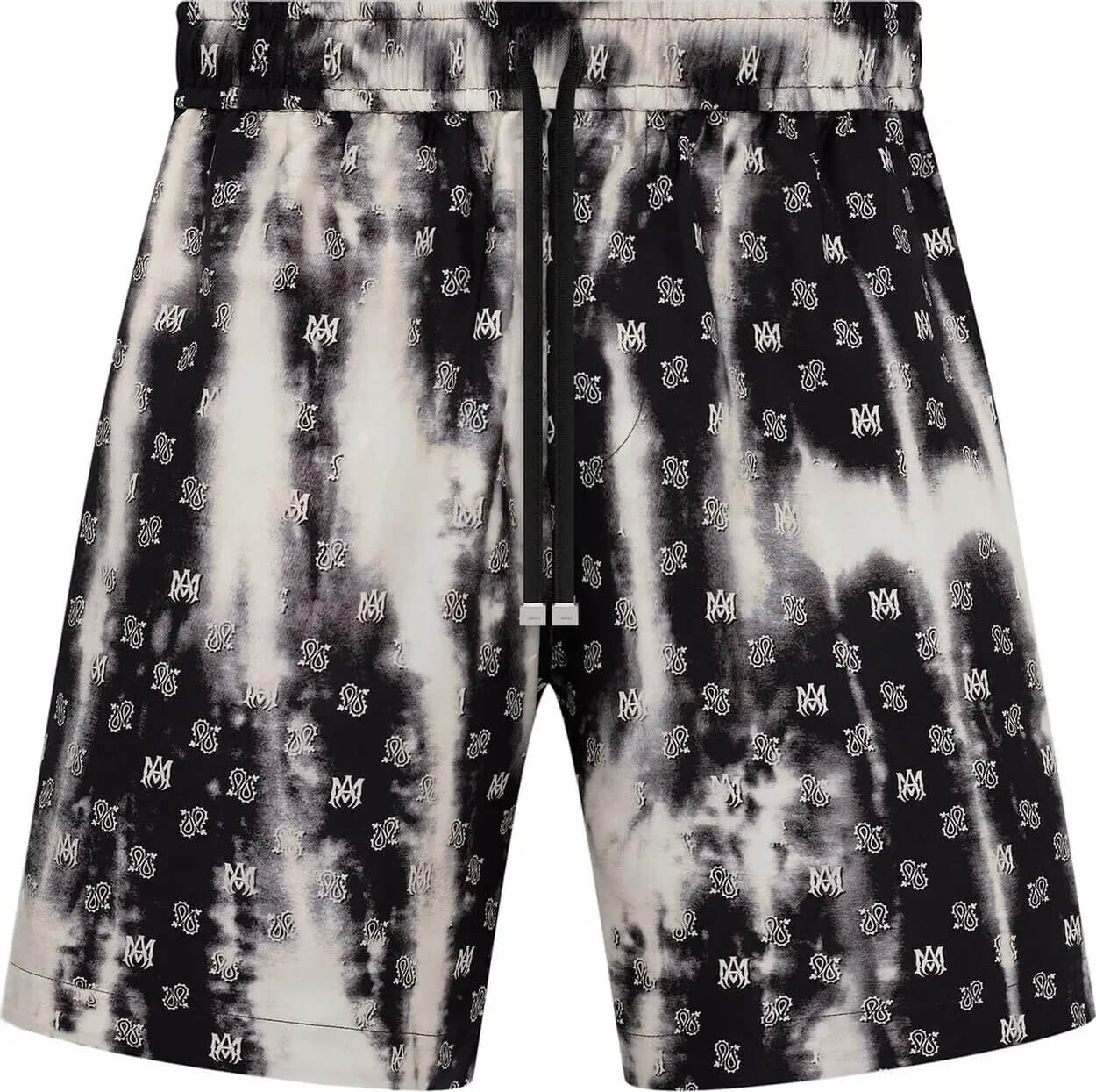 

Шорты Amiri Bleached MA Paisley Silk, черный