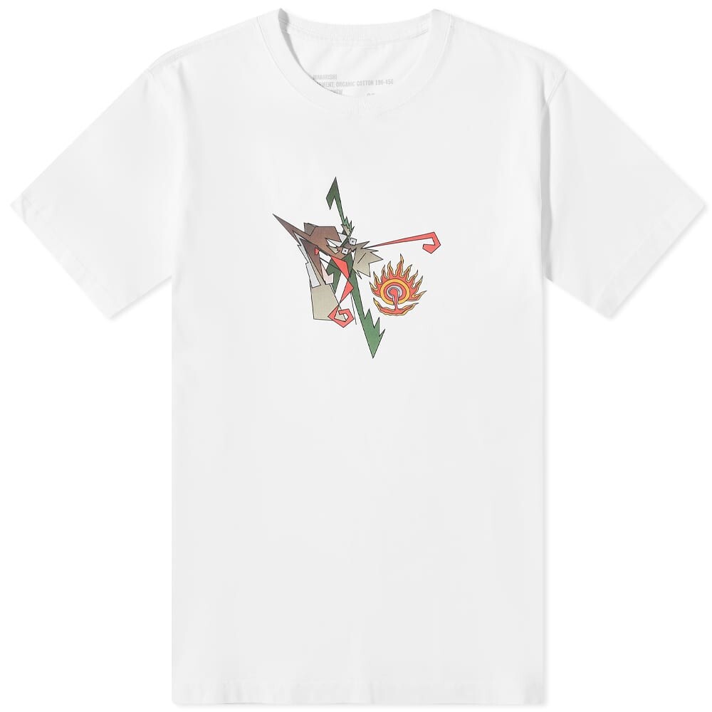 

Футболка Maharishi Cubist Dragon Tee, Белый