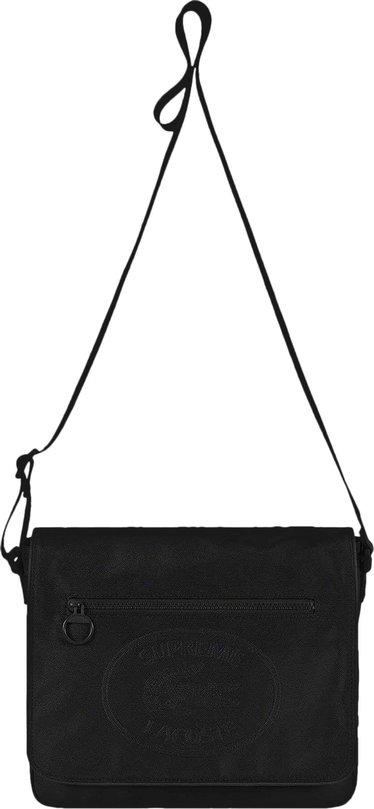

Сумка Supreme x Lacoste Small Messenger Bag Black, черный