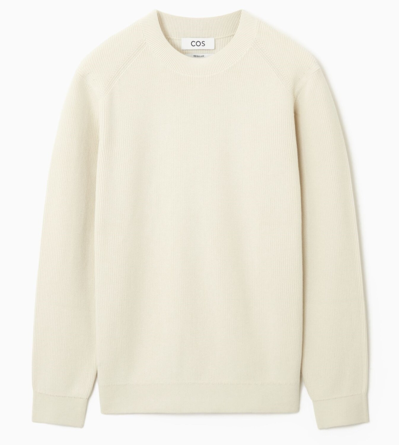 

Свитер Cos Rib Knit, светло-бежевый