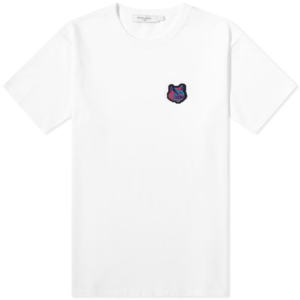 

Футболка Maison Kitsuné Pixel Fox Head Patch Tee - END. Exclusive