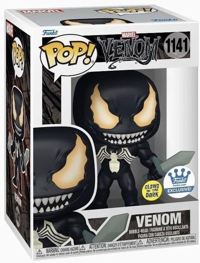 

Фигурка Funko Marvel Venom with Mjolnir and Sword Shop Glow in The Dark Exclusive Pop