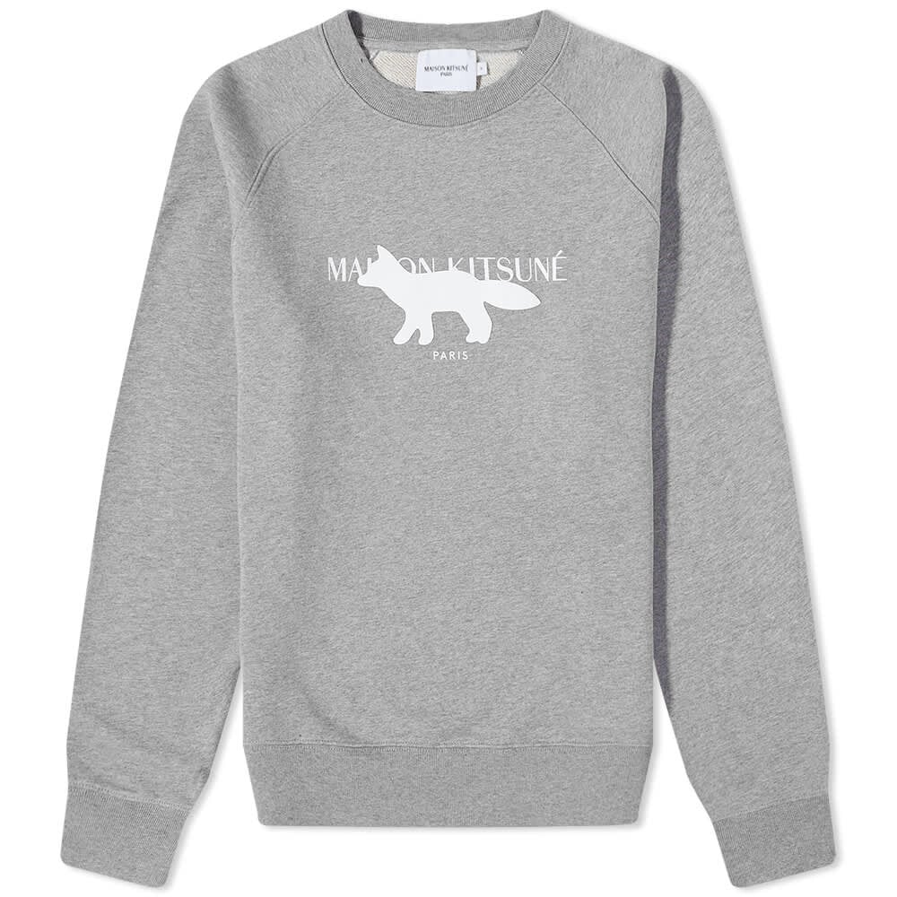 

Толстовка Maison Kitsune Profile Fox Stamp Clean Crew Sweat