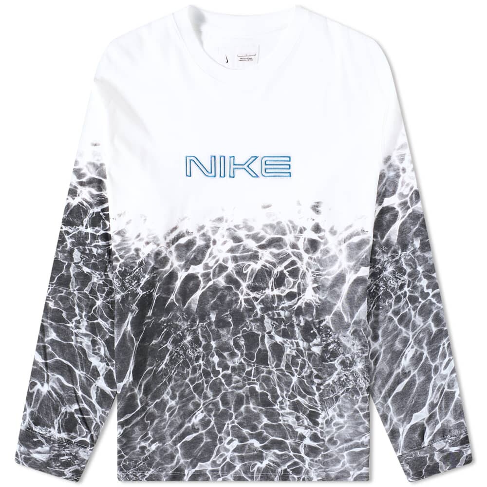 

Футболка Nike Long Sleeve Kukini, черно-белый