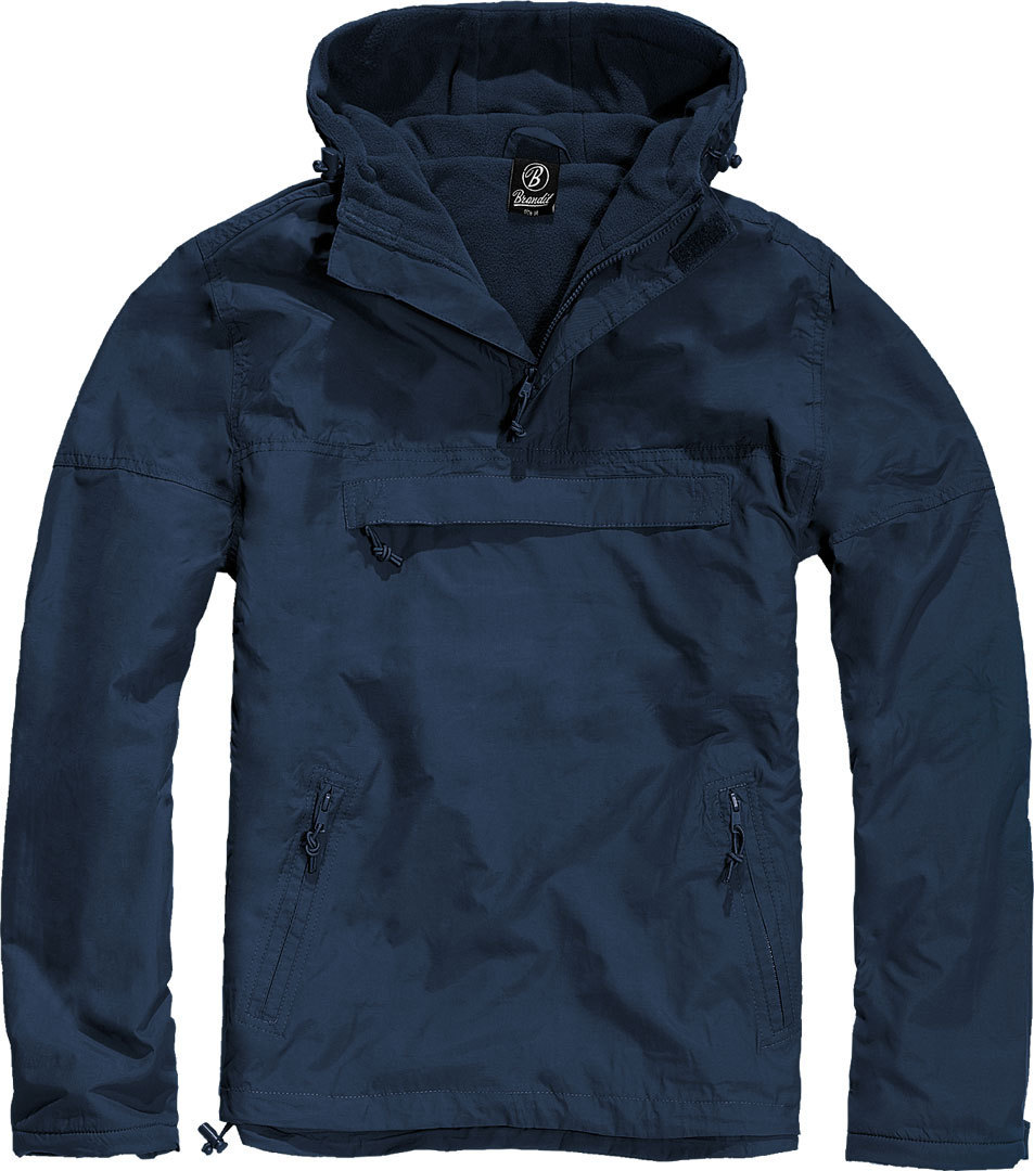 Куртка Brandit Windbreaker, темно-синий мужская футболка кот панк xl темно синий