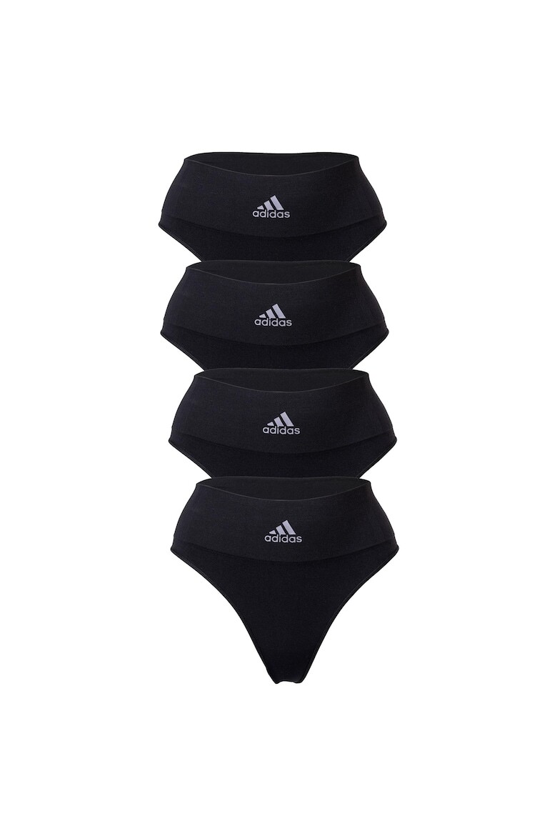 

Бесшовные стринги Smart Micro 720 с высокой талией — 4 пары Adidas, черный