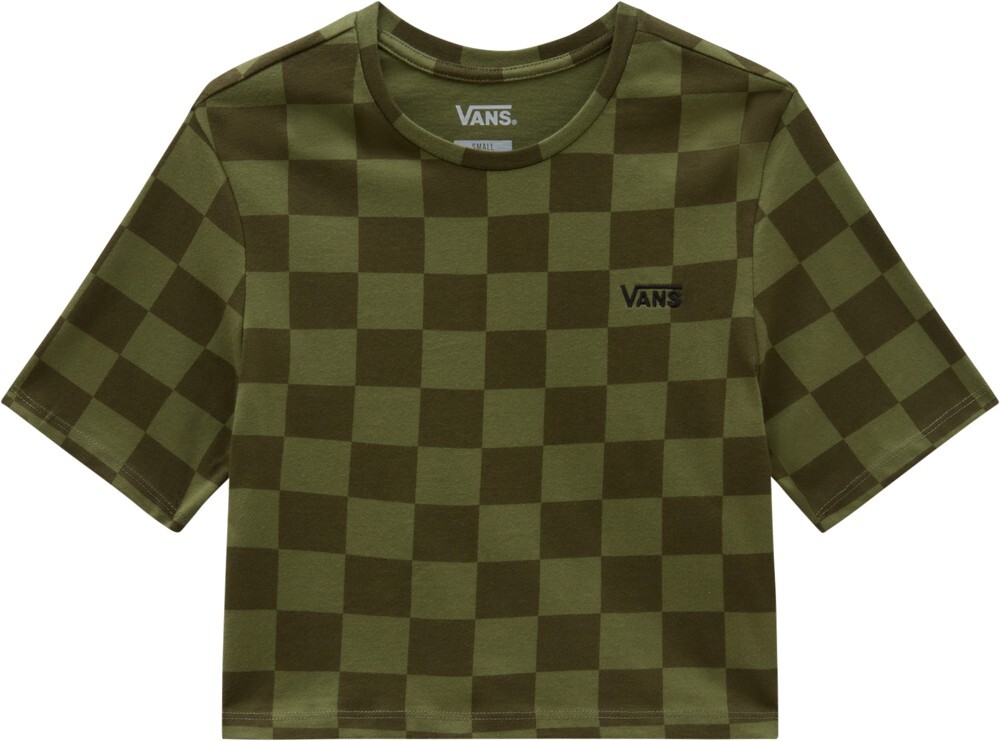 

Топ Vans Checker Crew Crop Ii, зеленый