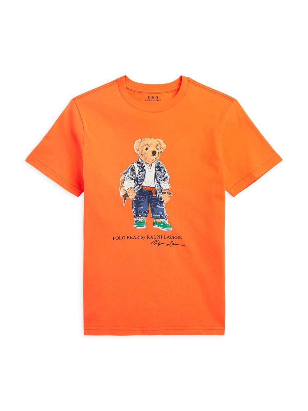 

Хлопковая футболка Polo Bear для маленьких мальчиков Polo Ralph Lauren