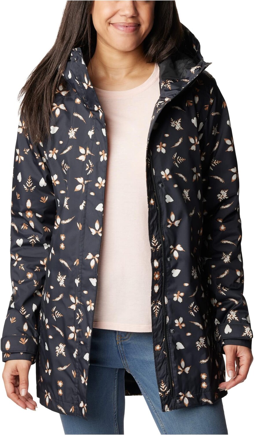 

Дождевик Splash A Little II Columbia, цвет Black Cyanofrond Print