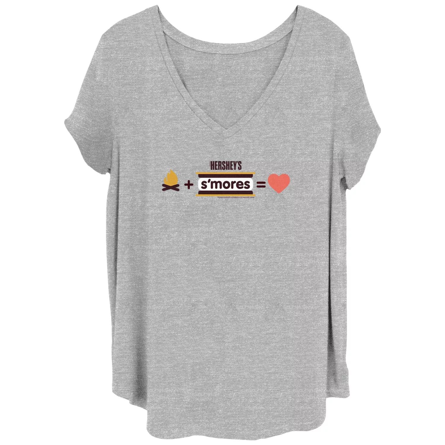 

Детская футболка больших размеров Hershey's Chocolate S'mores Lovers с графическим рисунком Hershey's