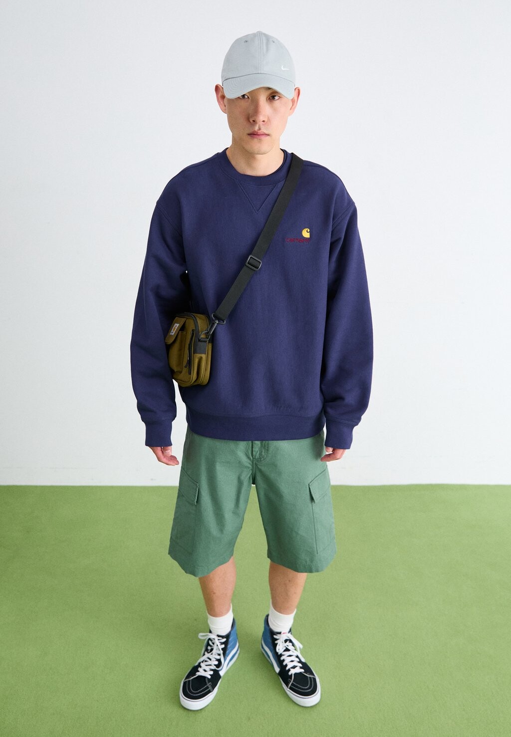 

Толстовка American Script Carhartt WIP, ВВС синего цвета