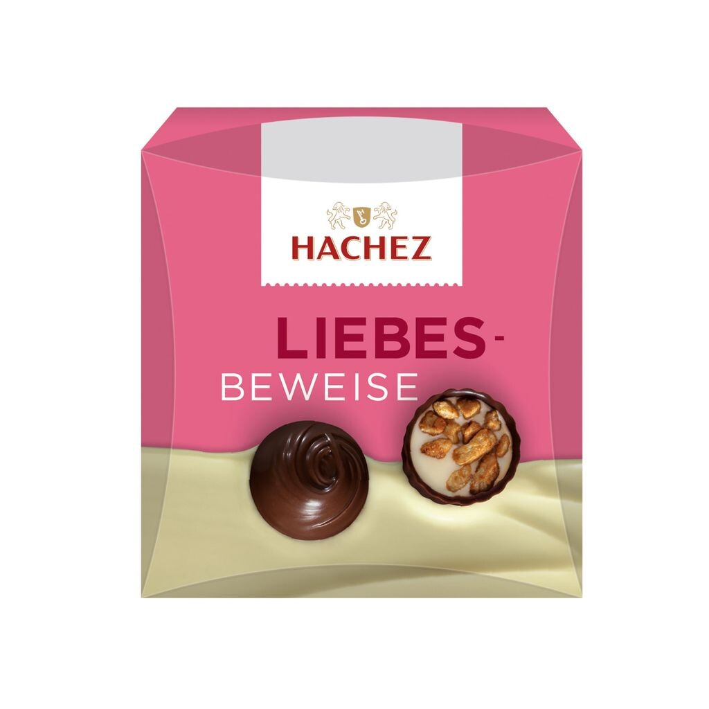 

Hachez Tokens of Love четыре маленьких шоколадных пралине в упаковке 40г Hanseatisches Chocoladen