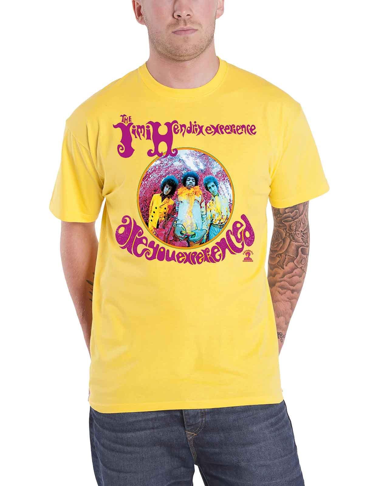 футболка вы опытный jimi hendrix черный Футболка «Вы опытный» Jimi Hendrix, желтый