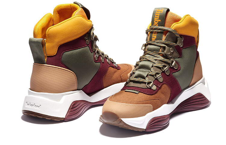 

Timberland Emerald Bay Lifestyle Shoes Women's High-top Tangerine/brown