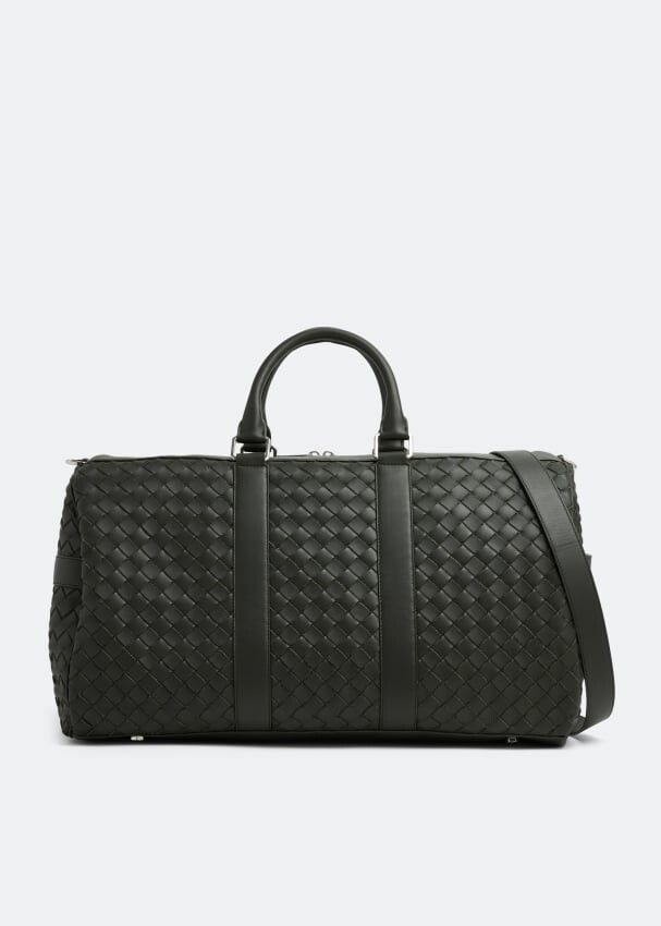 

Сумка BOTTEGA VENETA Medium Intrecciato duffle bag, зеленый