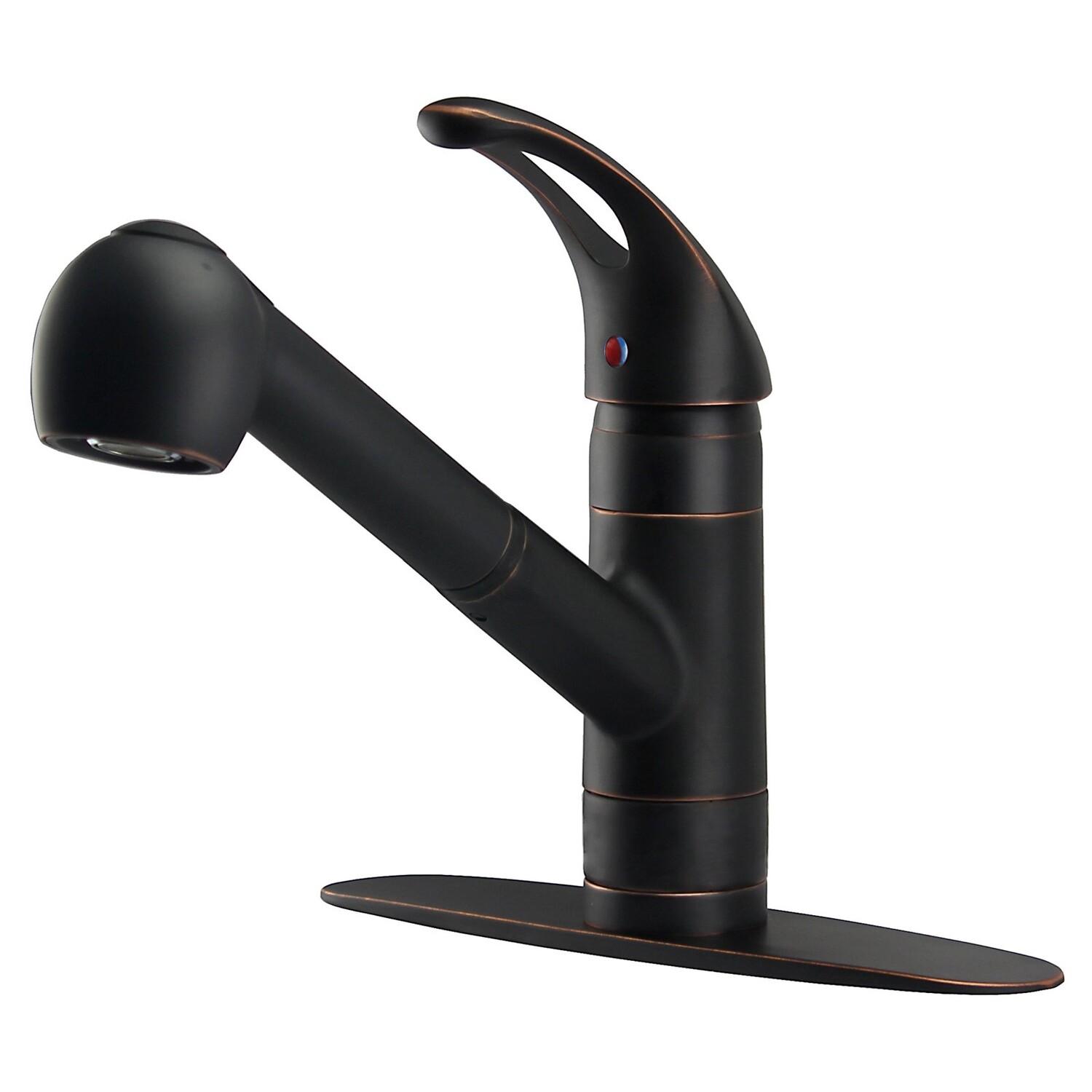 

Выдвижной кухонный смеситель Ultra Faucets UF1200 с одной ручкой, oil rubbed bronze