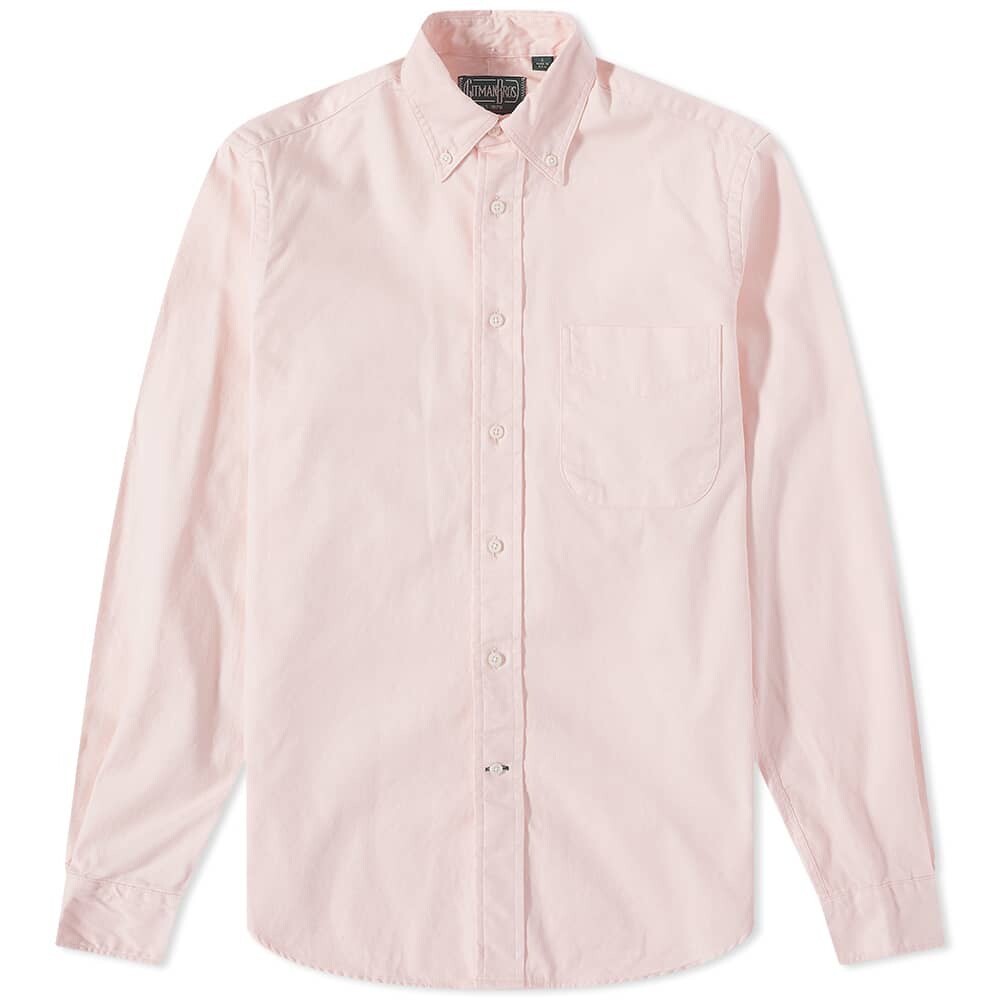 

Рубашка Gitman Vintage Button Down Overdyed Oxford Shirt - END. Excl