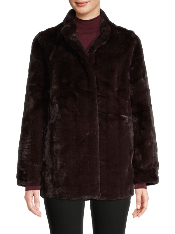 

Шуба из искусственного меха La Fiorentina Brown