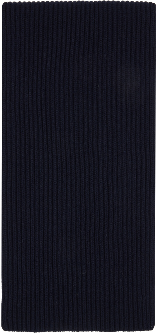 

Темно-синий шарф Camille A.P.C.