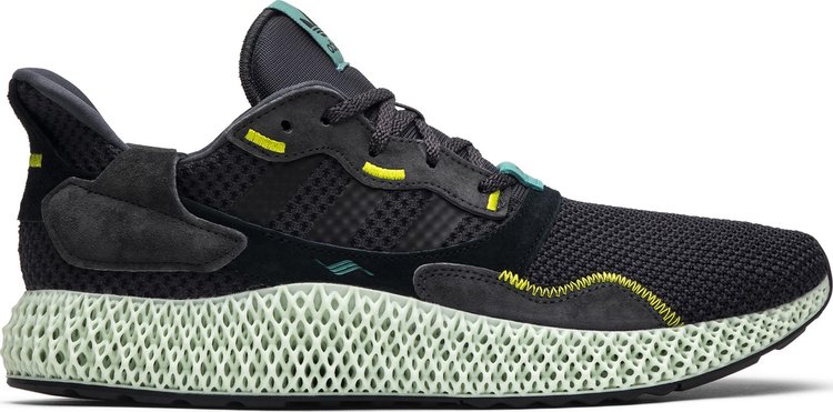 Кроссовки Adidas ZX 4000 Futurecraft 4D 'Carbon', черный