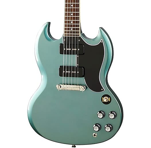 

Epiphone SG Special (P-90) — выцветший пелхэмский синий