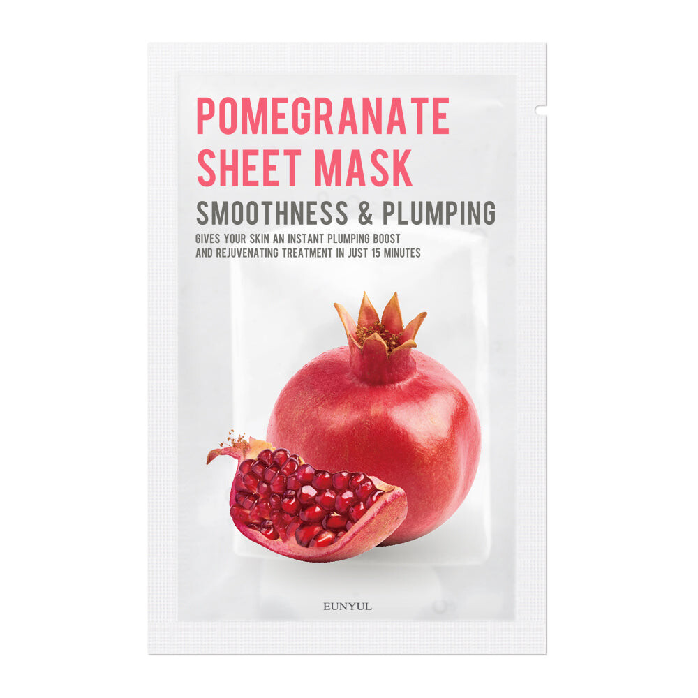 

EUNYUL Pomegranate Sheet Mask укрепляющая и разглаживающая тканевая маска с гранатом 22мл