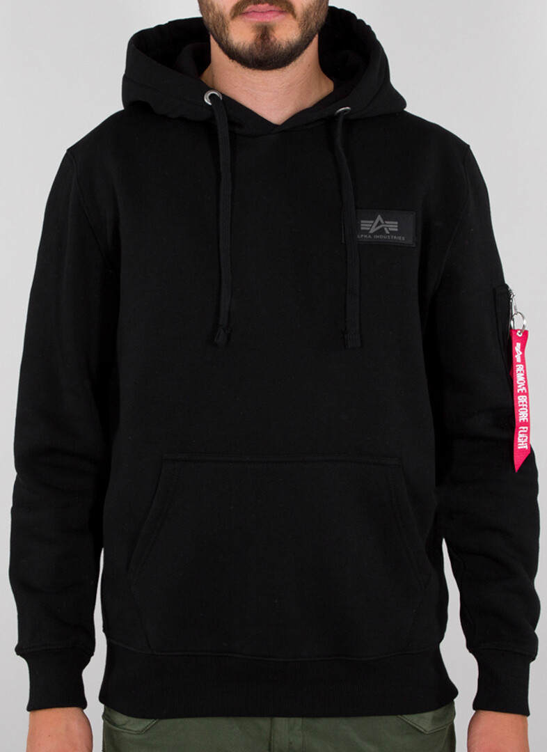 

Балахон Alpha Industries Back Print Reflective, черный