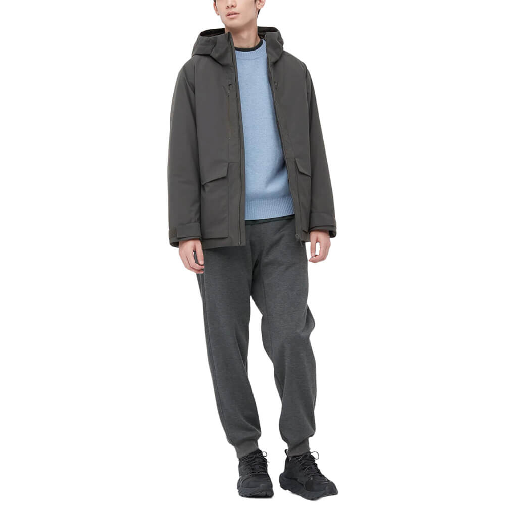 

Джоггеры Uniqlo Heattech Pile Lined, темно-серый