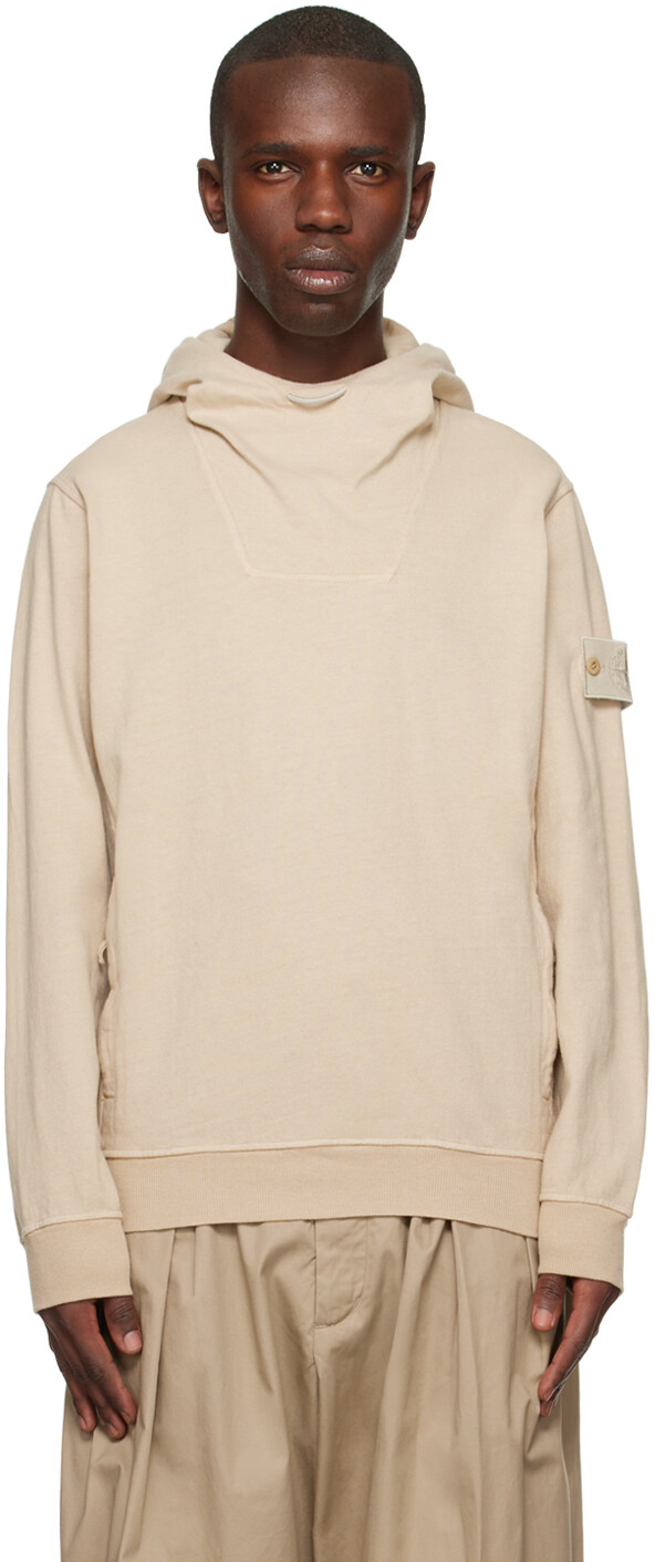 

Бежевый худи Ghost Piece Stone Island